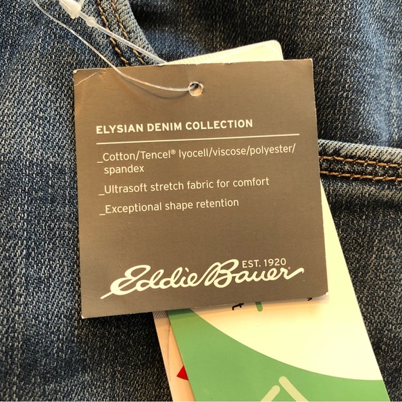 EDDIE BAUER High Rise Slightly Curvy High Rise Skinny Jeans Sz 14 NWT - Picture 9 of 11